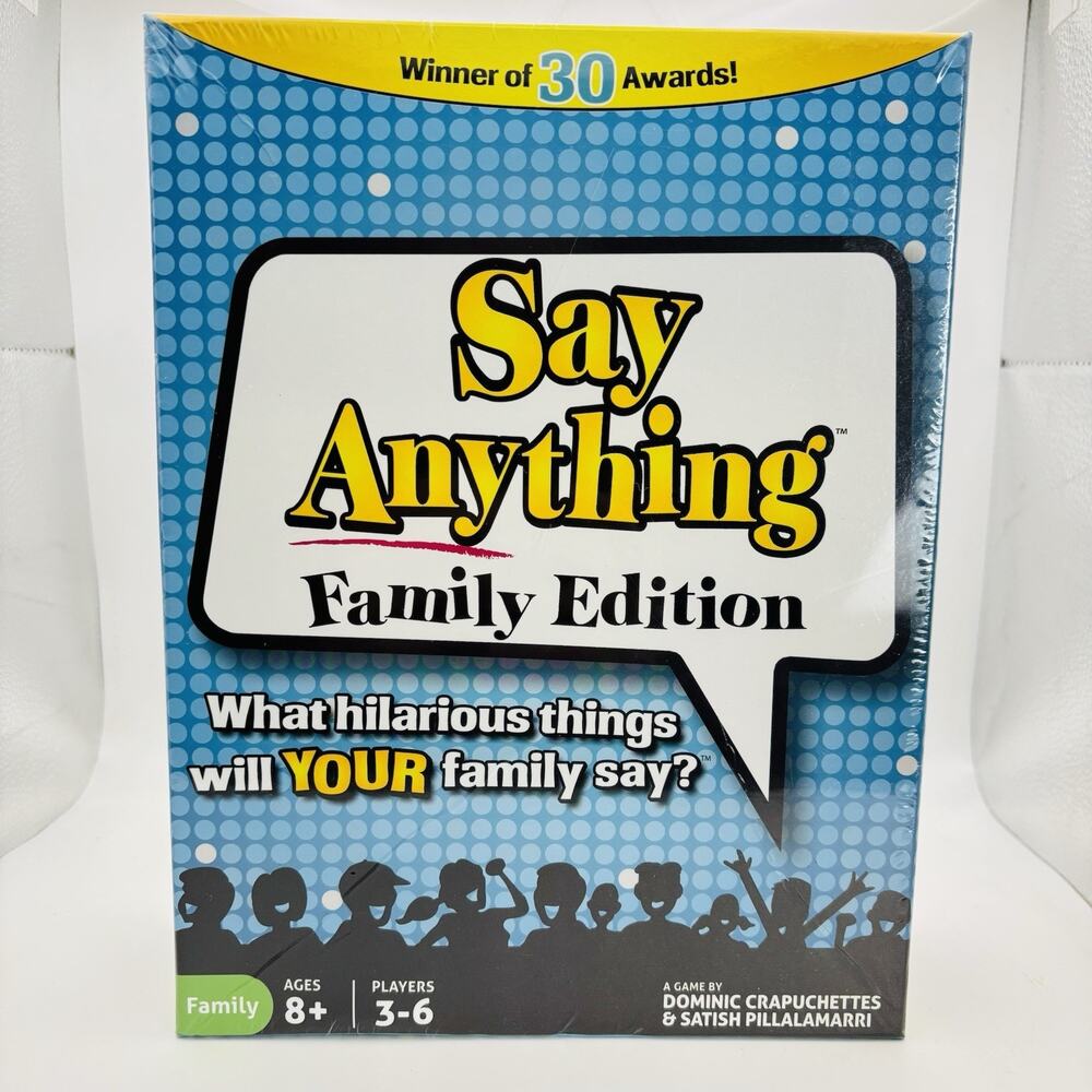 Say Anything Family Edition Board Game. North Star Games 2014. New. Sealed.